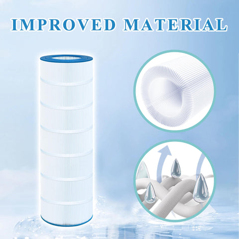 Chryseos pool filter packaging label confirms model compatibility.