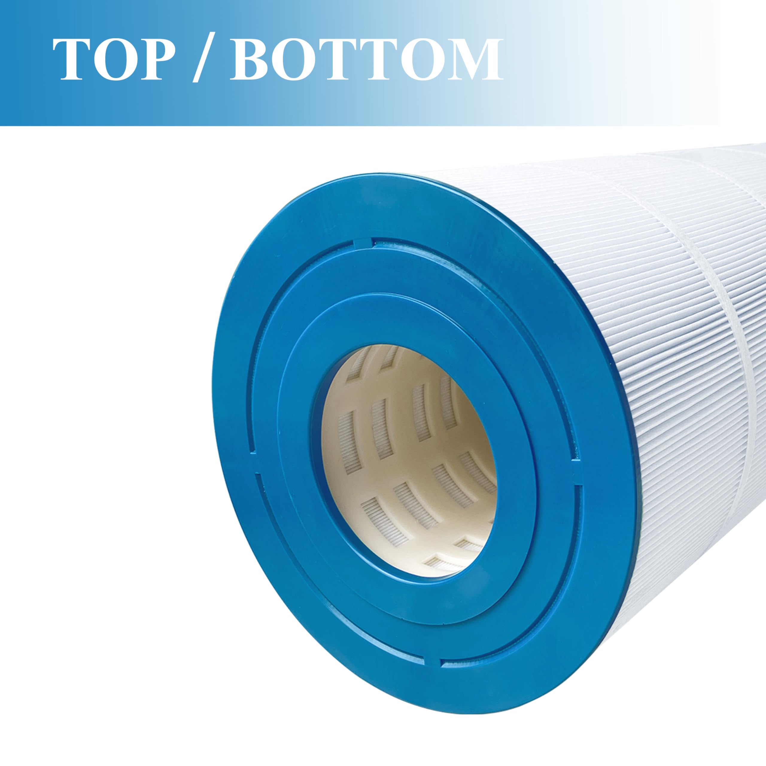 Chryseos filter top and bottom 4-inch openings support simple installation.