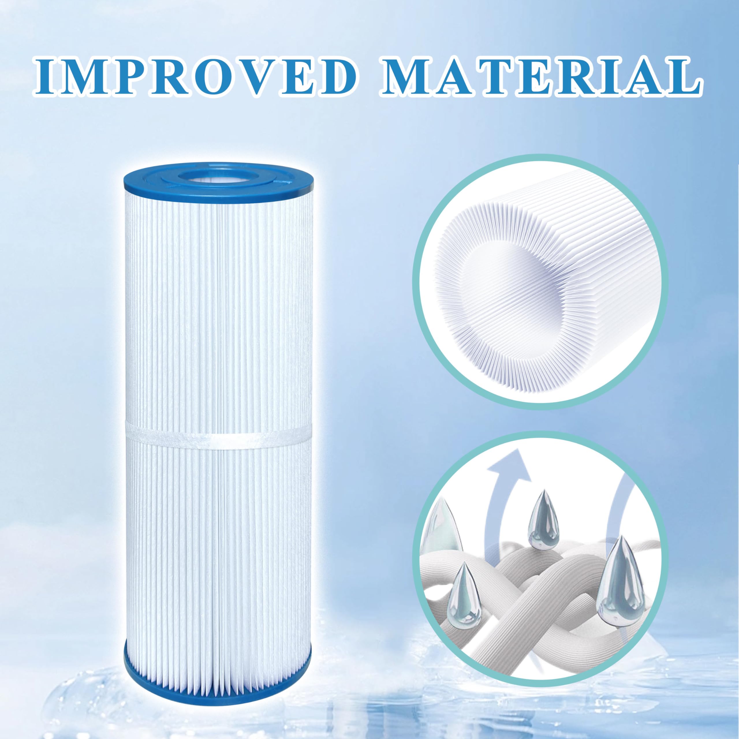 Chryseos spa filter cleaning ease view emphasizes low-maintenance use.