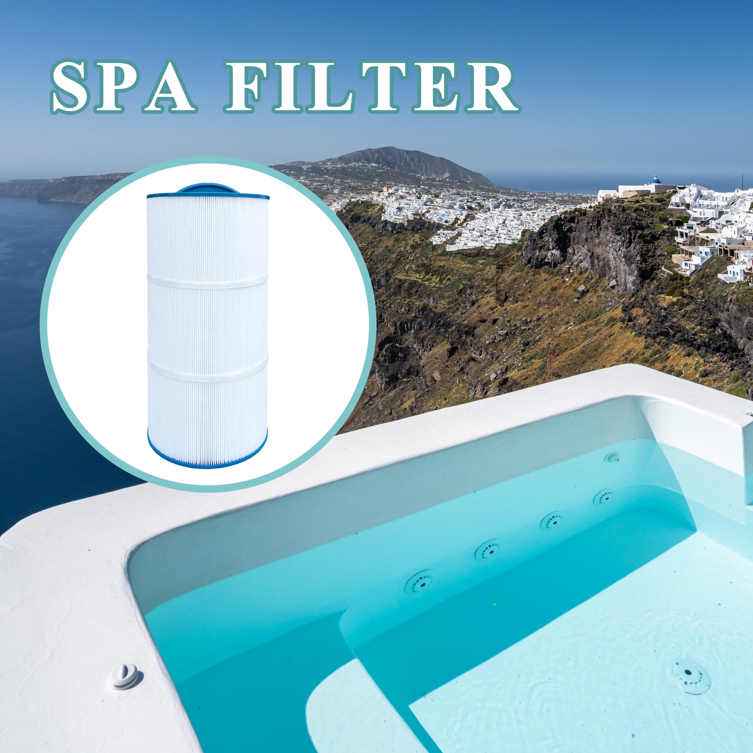 Chryseos spa filter easy install visual for quick replacement