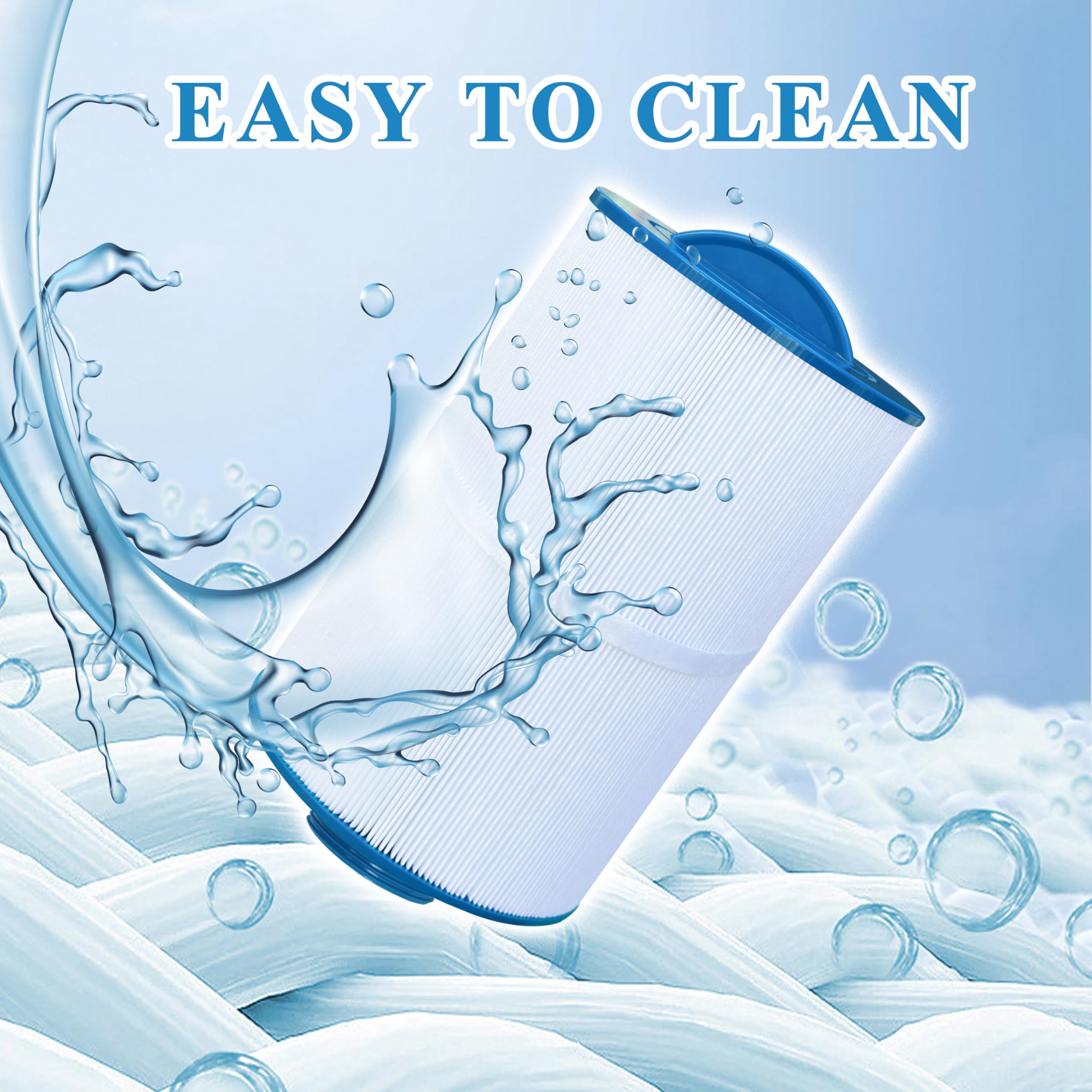 Chryseos spa filter easy installation for quick replacement