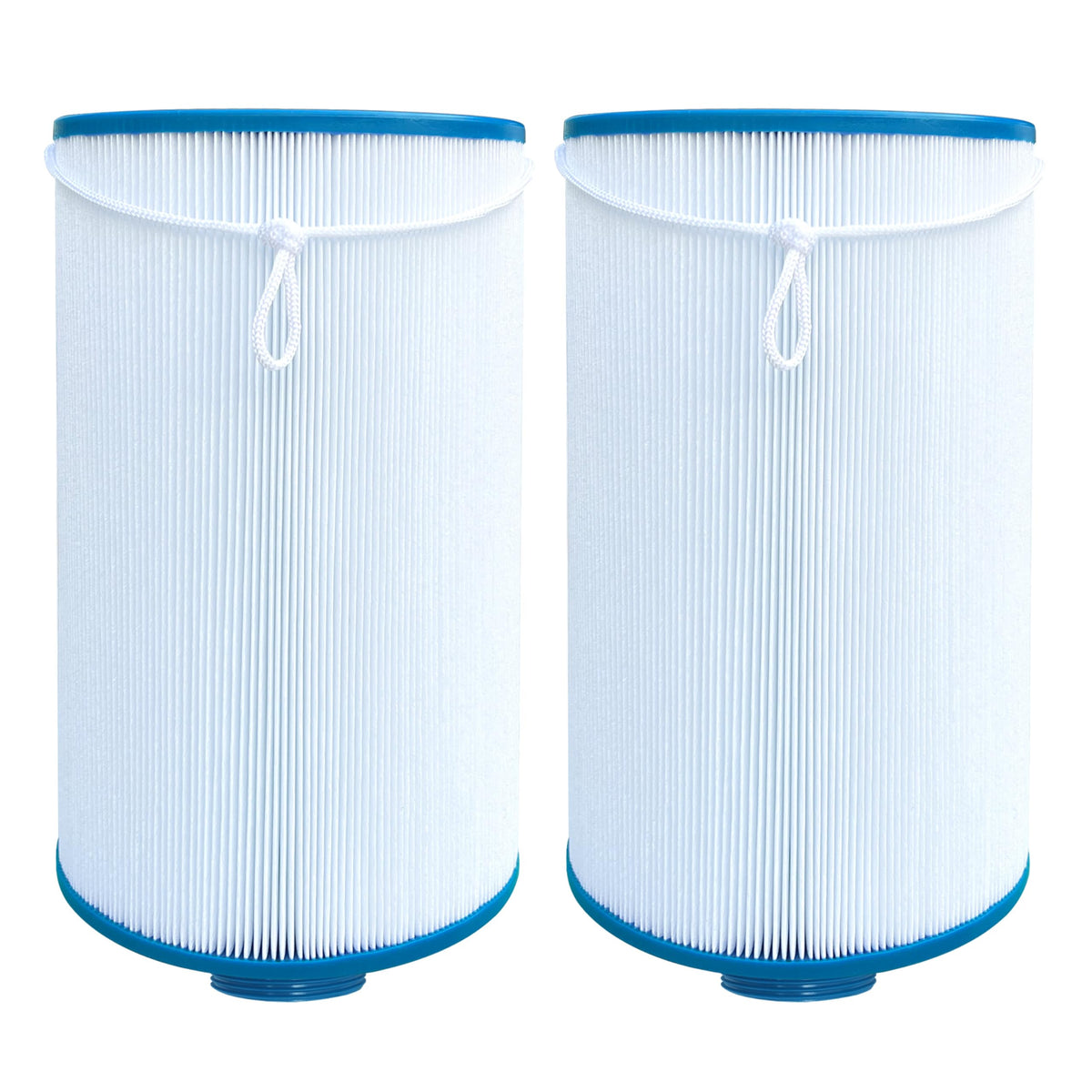 Chryseos spa filter closeup showing FC-2402 compatibility for simple replacement.