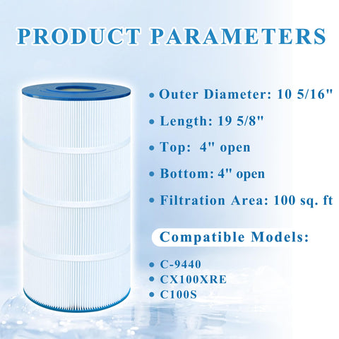 Chryseos SwimClear C100S element emphasizes simple cleaning and long lasting performance