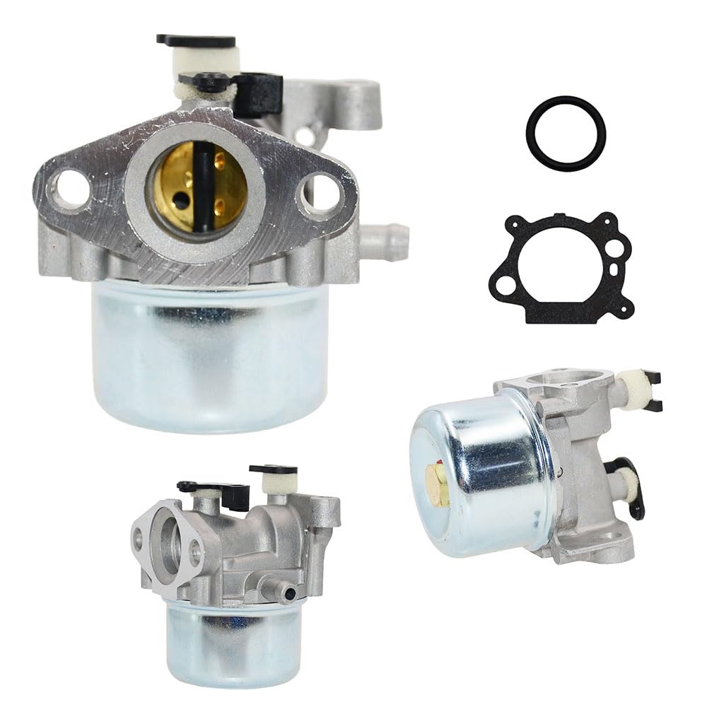 CHRYSM carburetor kit for Briggs-Stratton 128L05/128L07 improves idle and fuel stability