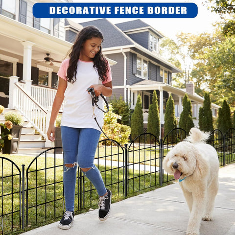 CHTSJQW 28ft fence length covers wide garden perimeters for clear boundaries.