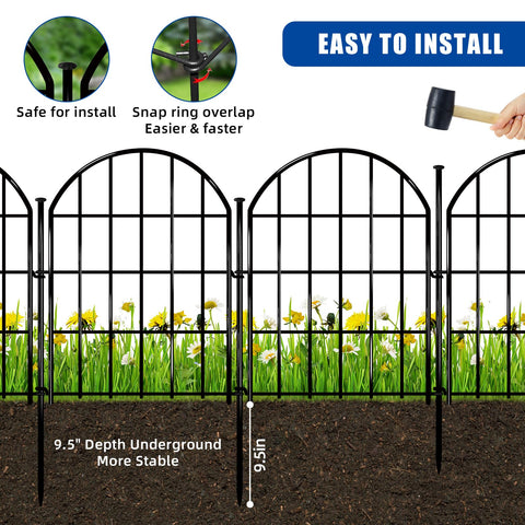 CHTSJQW rod-stake installation offers safer, simpler setup for gardens.