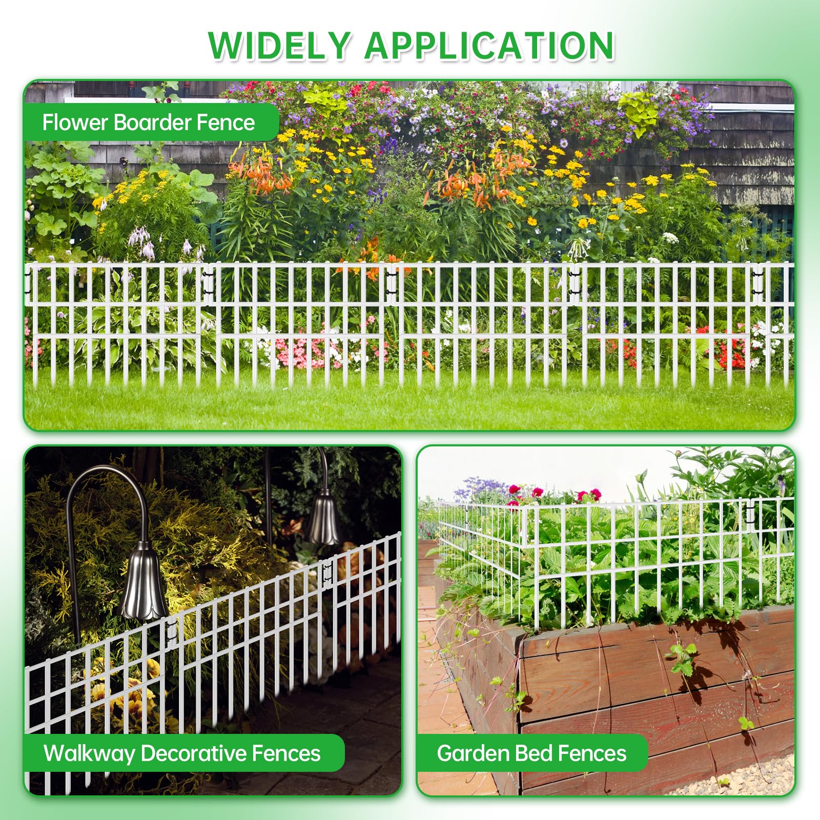 CHTSJQW garden border accessories include gloves and scissors for handling.