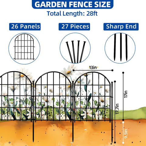 CHTSJQW rustproof metal animal barrier keeps gardens protected from digging pets.