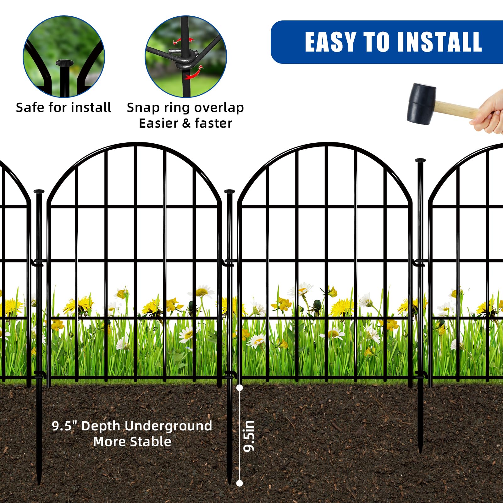 CHTSJQW durable welded metal wire resists bending for long-term use.