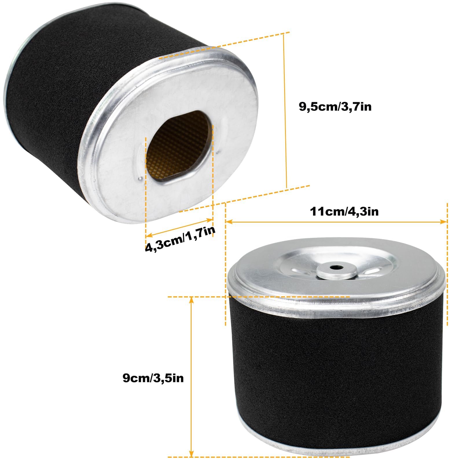 Chuancheng air filter for GX390 engine, robust filtration