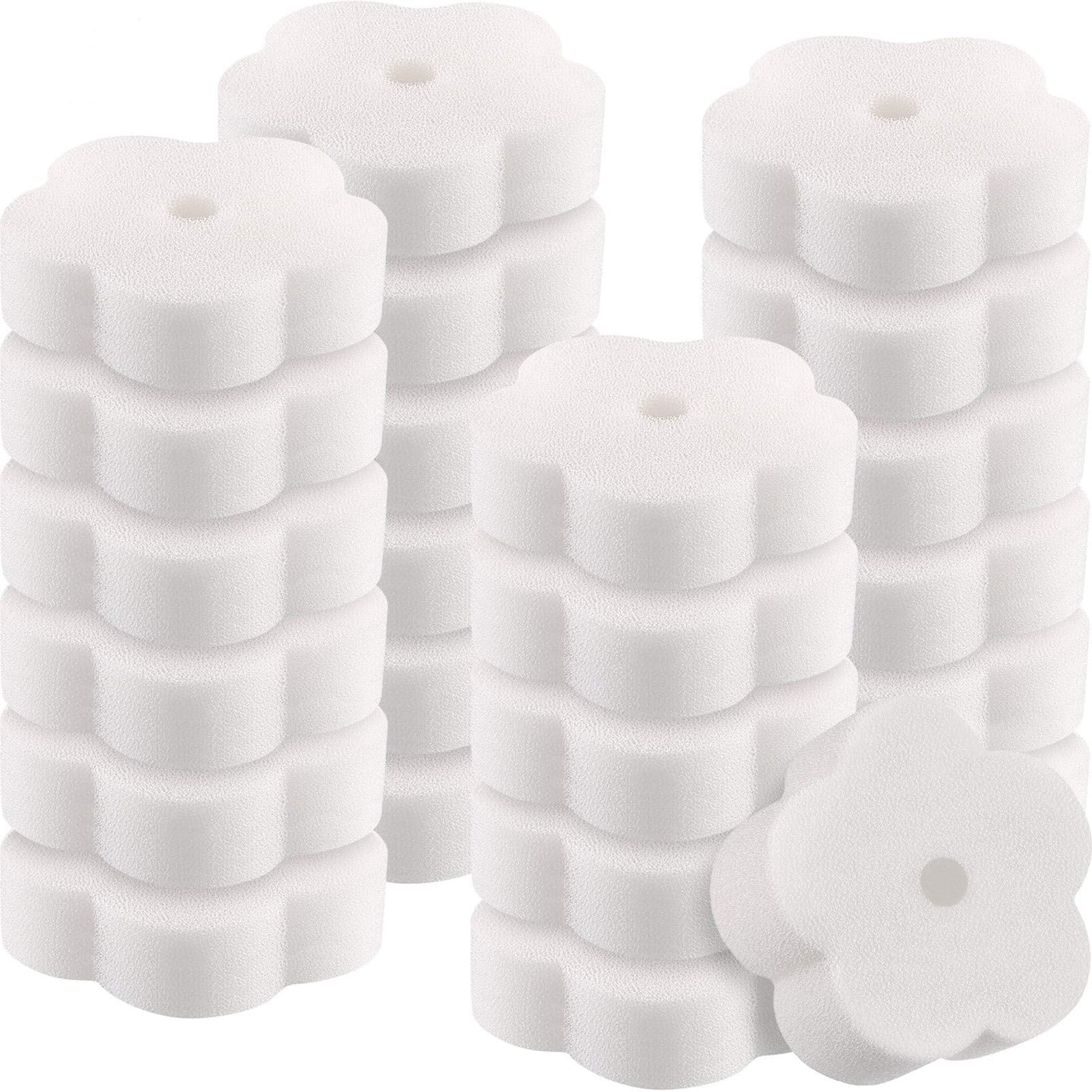 Chuangdi flower oil sponge for pool and spa absorbs oils to reduce surface scum.