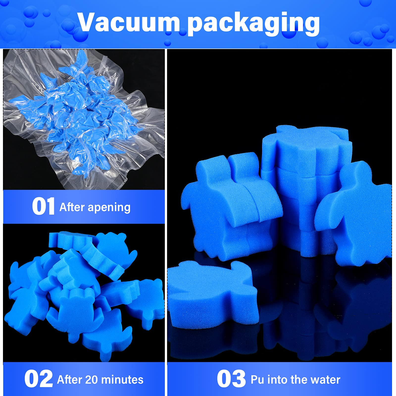Chuangdi hot tub sponge absorbs oil and debris for clearer water.