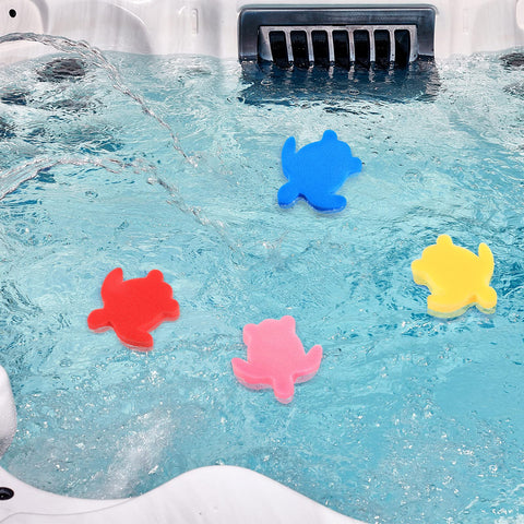 Chuangdi oil-scum removal sponge works across spa surfaces.