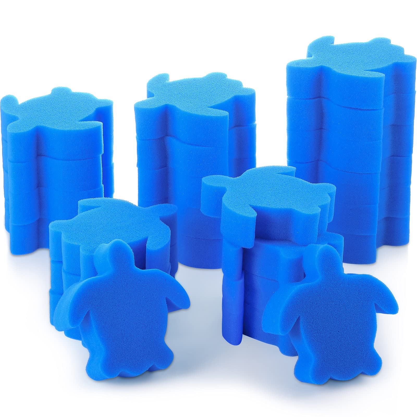 Chuangdi turtle oil sponge pack 24 absorbs pool oil for clearer water.