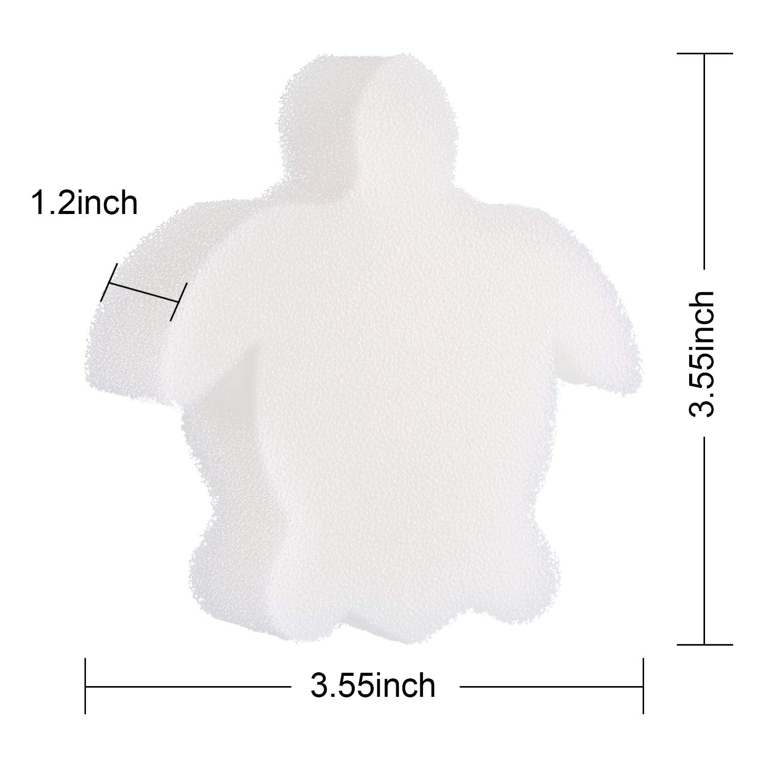 Chuangdi turtle shape sponge closeup shows absorbent surface for spa use.