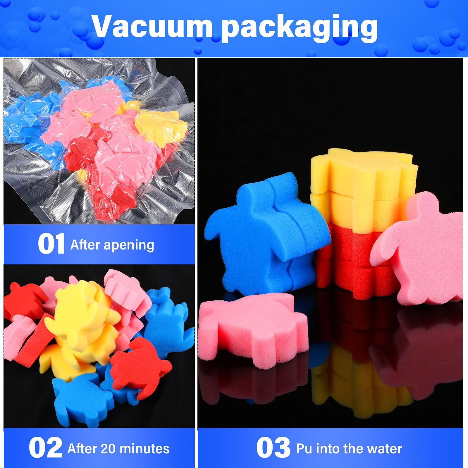 Chuangdi turtle sponge red pack for hot tubs and pools.
