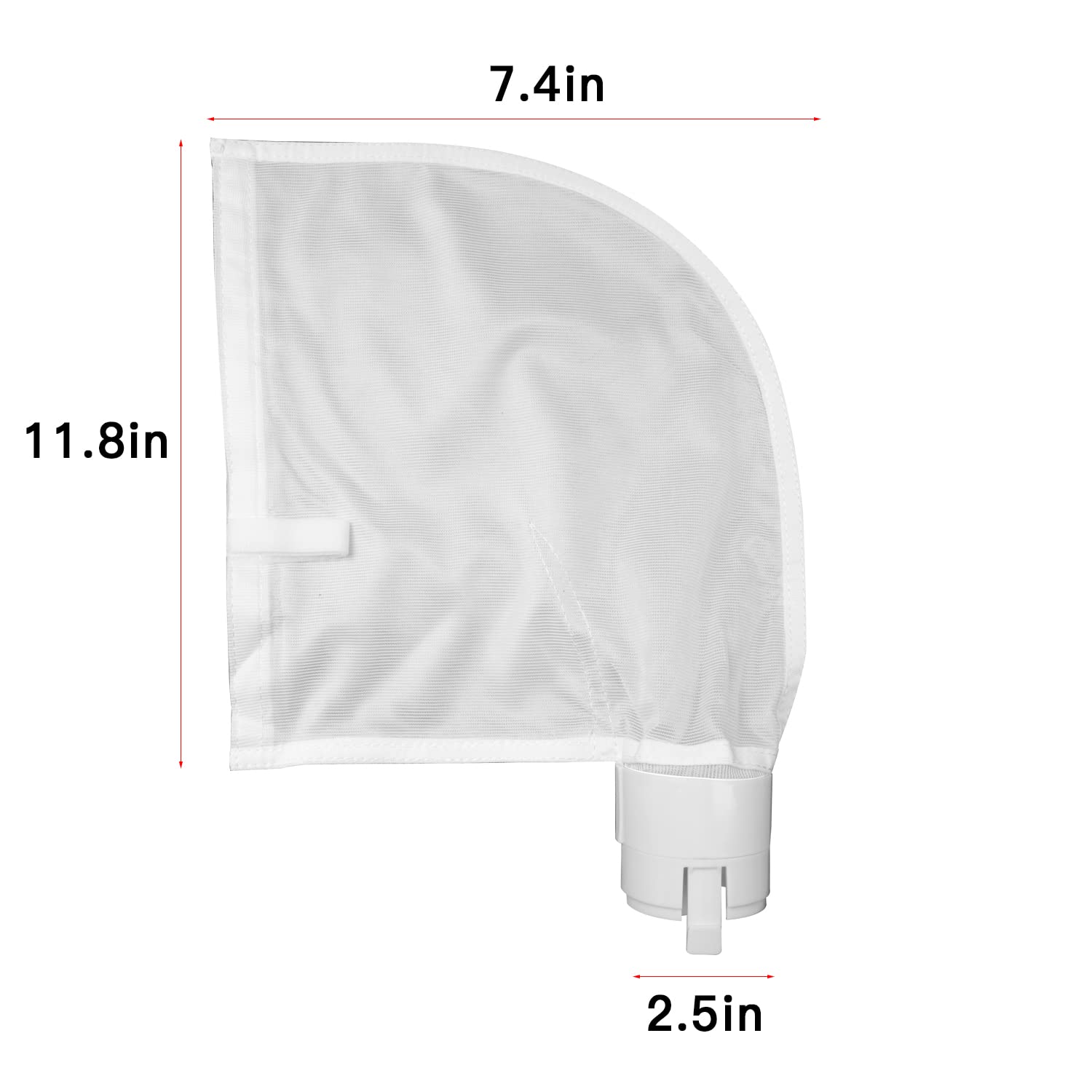 Chuanke bag with square-prong snap-on clip for secure attachment.