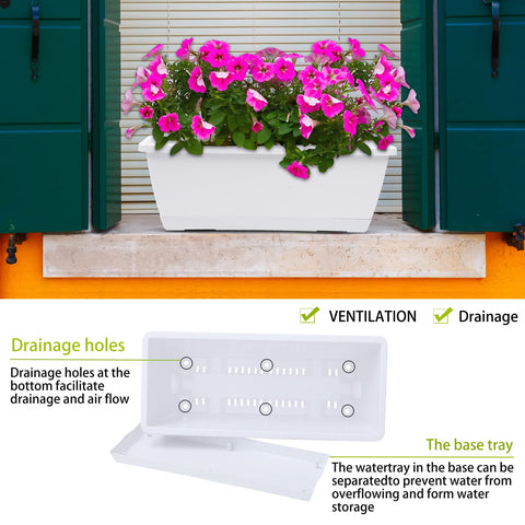 CHUKEMAOYI window boxes blend simple decor with practicality for patios, balconies, and kitchens.