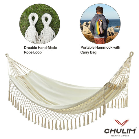 CHULIM backyard use showing comfortable outdoor lounging setup