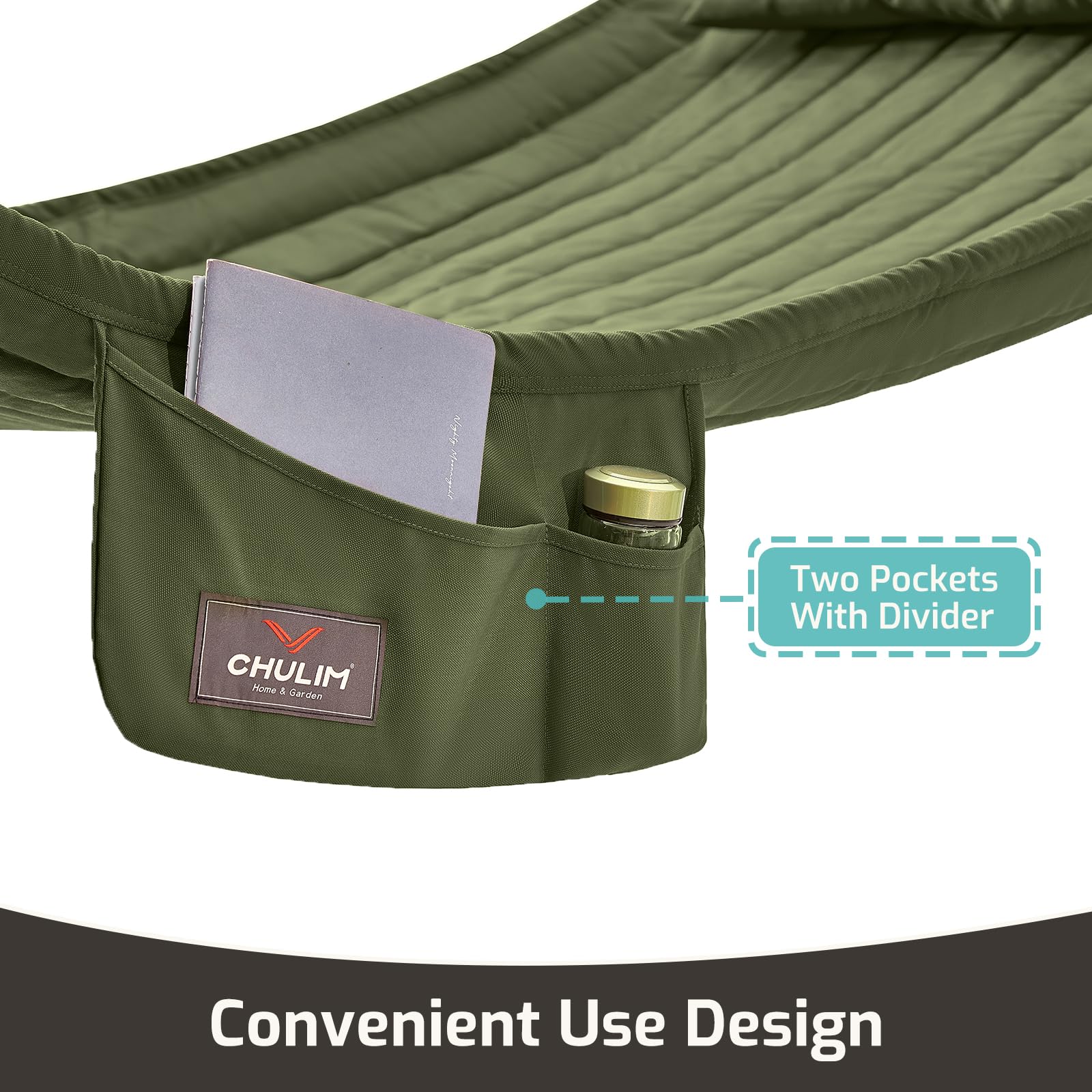 CHULIM quilted fabric hammock delivers premium comfort outdoors