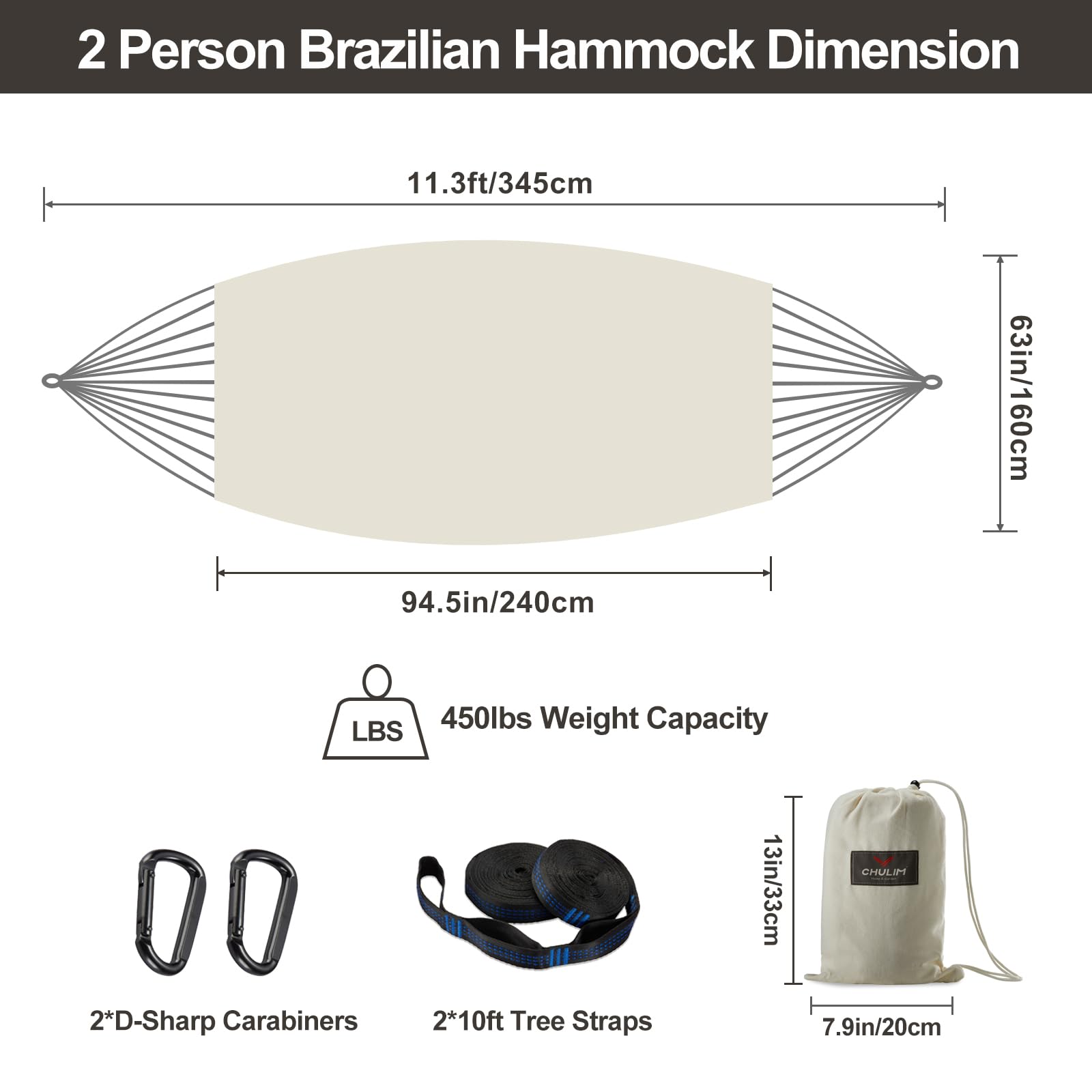 CHULIM hammock rope weave showing durability and breathability