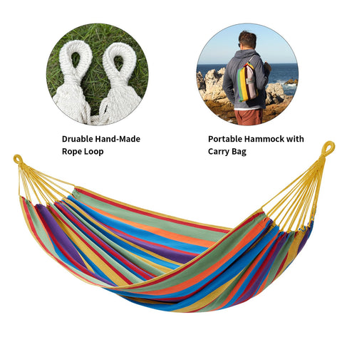 CHULIM portable carry bag simplifies transporting the hammock to patio, yard, or campsite.