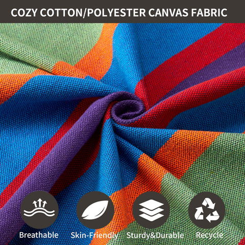 CHULIM soft cotton-polyester fabric provides breathable comfort for outdoor lounging.