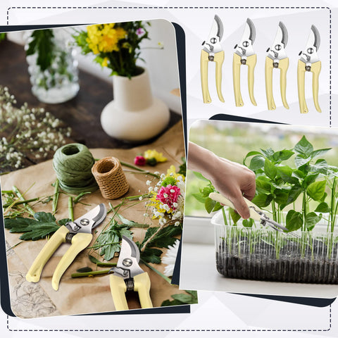 Chumia beige hand pruner collection for easy garden handling