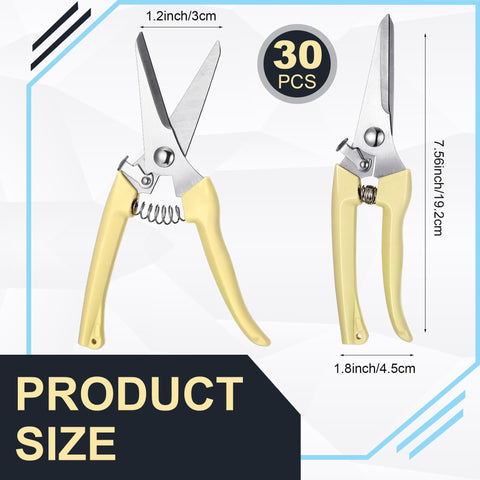 Chumia heavy-duty plant scissors; durable stainless steel blades for long-lasting cuts