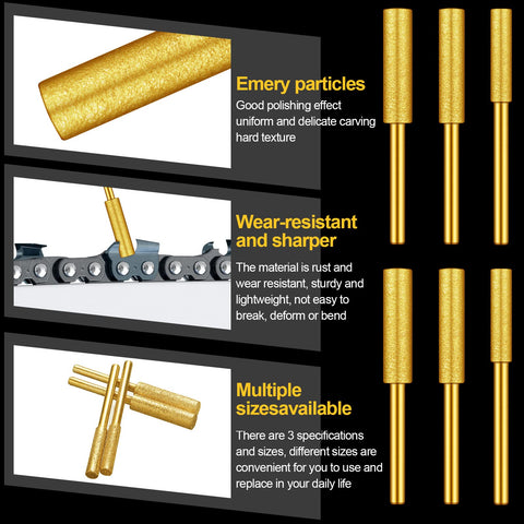 Chumia titanium diamond bits for 7/32 inch wheels offer durable, rust-resistant performance.