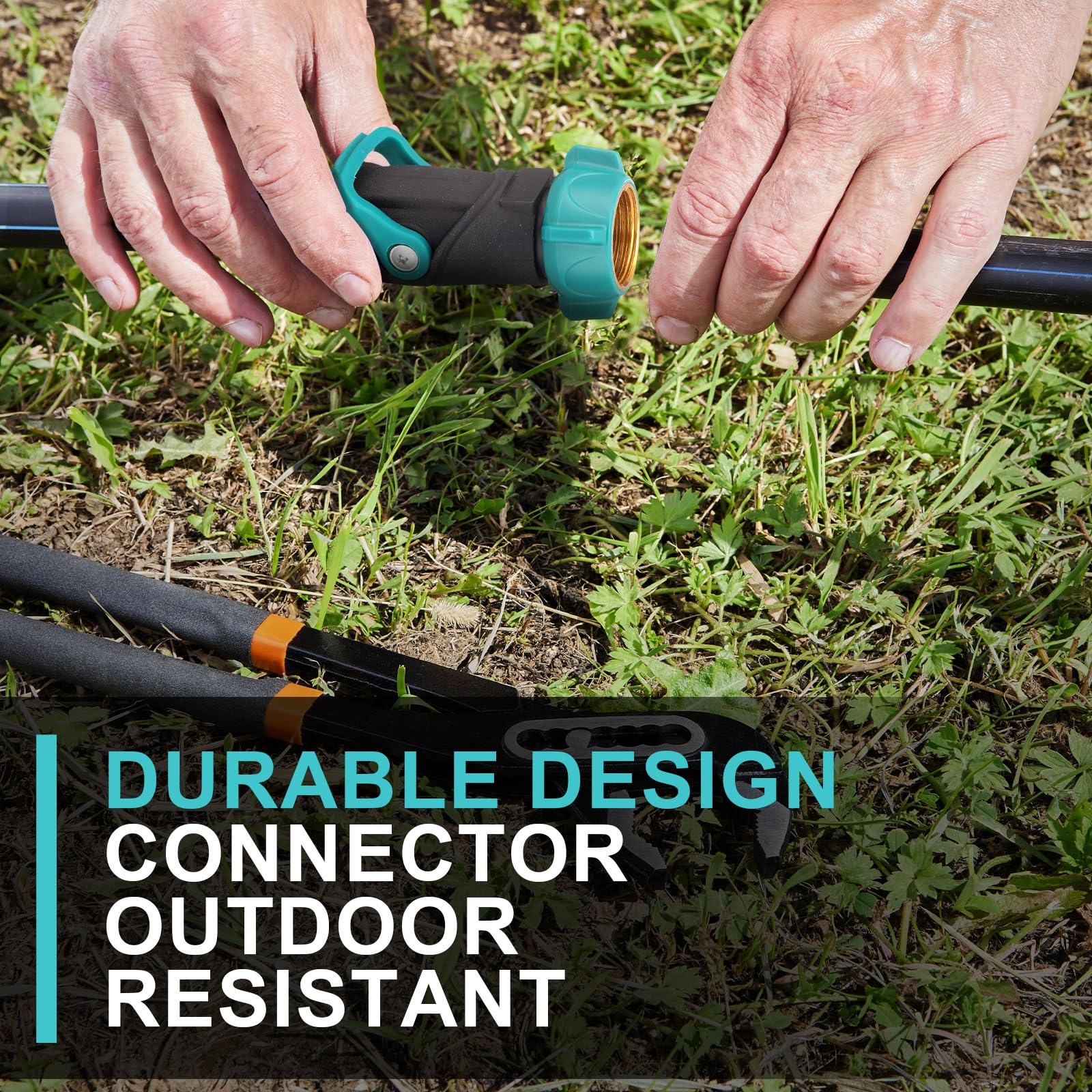 Chunful garden watering use enhances sprinkler and nozzle control.