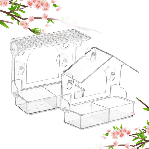 Chunhai window bird feeder with strong suction cups for secure mounting.