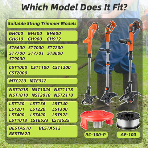 Chway 0.065 in string with durable nylon core.
