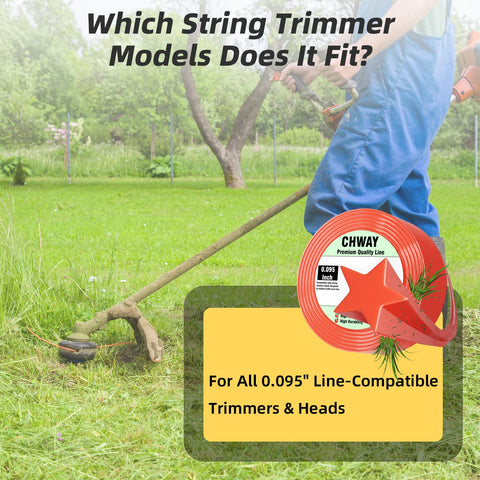 Chway 095 is compatible with most gas and electric trimmers.