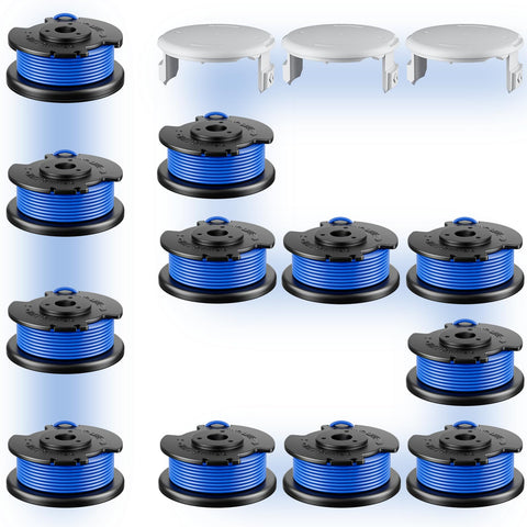 Chway 12-spool AC14RL3A kit ready for Ryobi compatibility and quick replacements.
