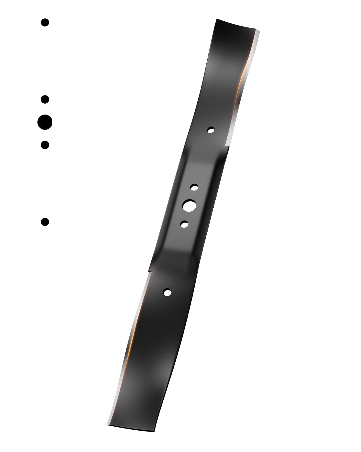 Chway 331737B mulching blade with circle mount for precise mowing.
