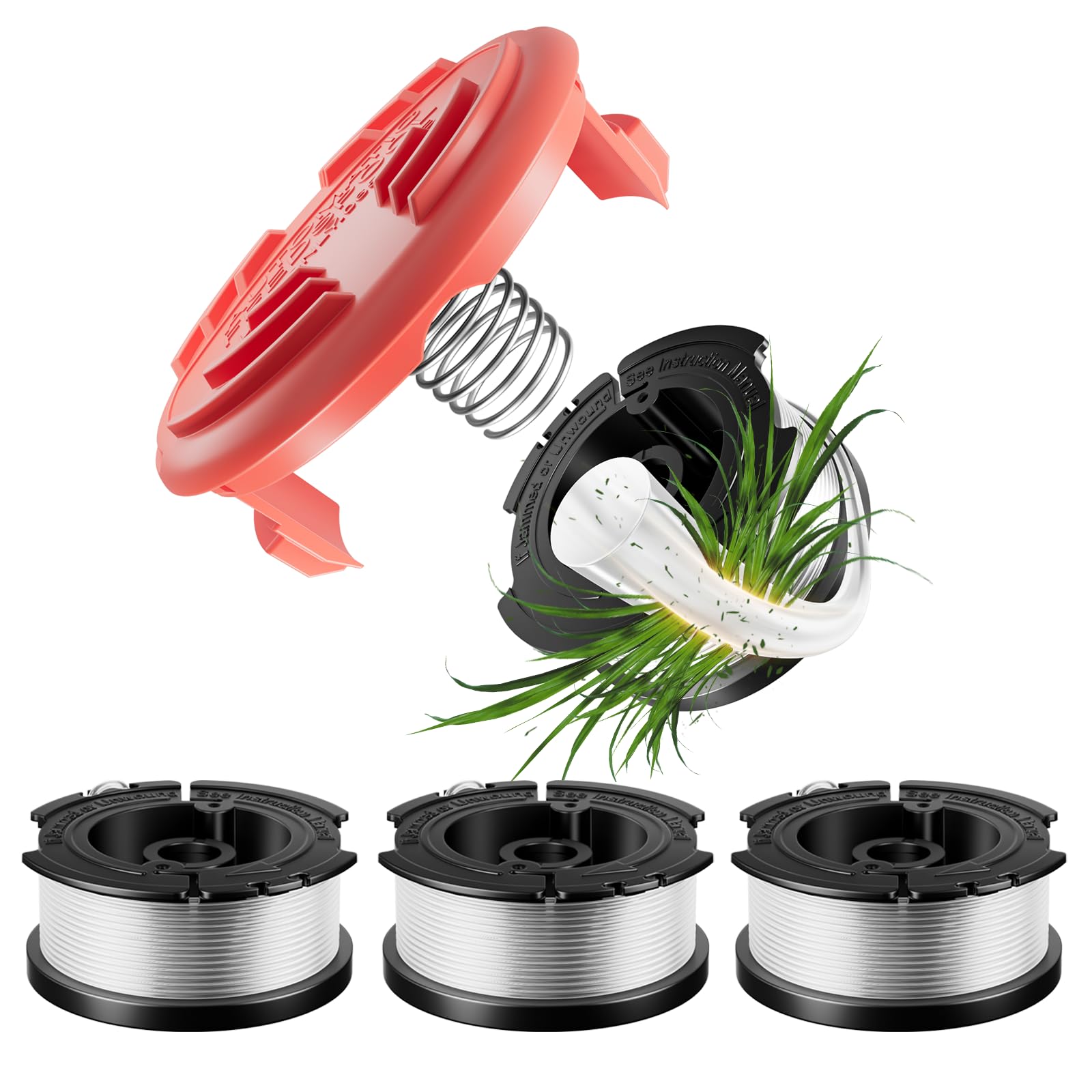 Chway AF100 spool with auto-feed for fast line replacement.