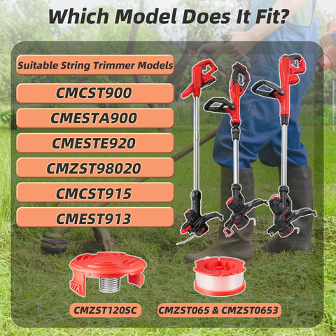 Chway CMZST0653 string shows 110 lb tensile strength for high-speed trimming