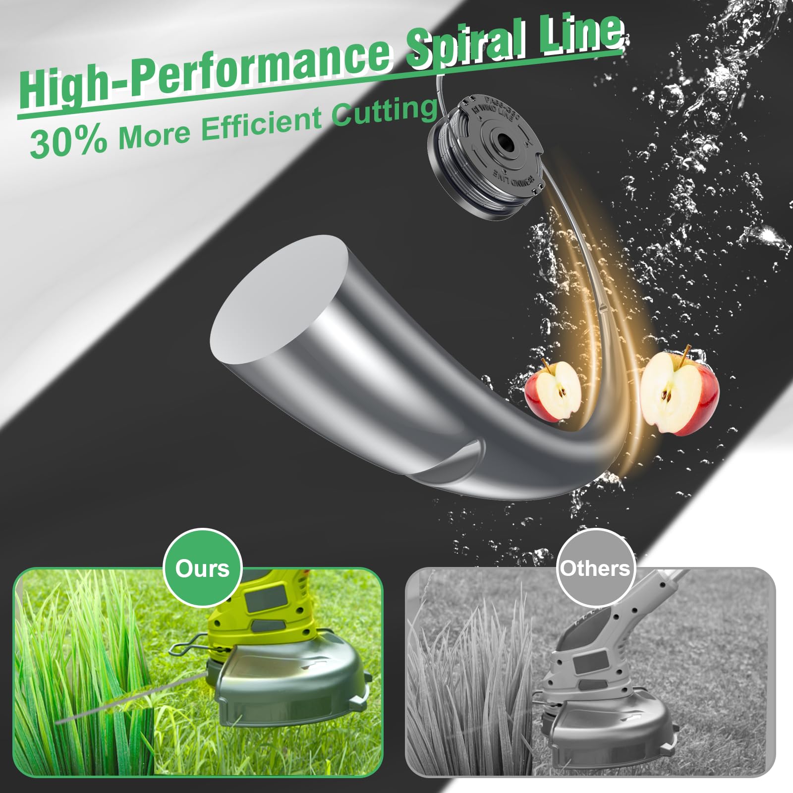 Chway glass-fiber enhanced spool improves hardness and wear resistance.