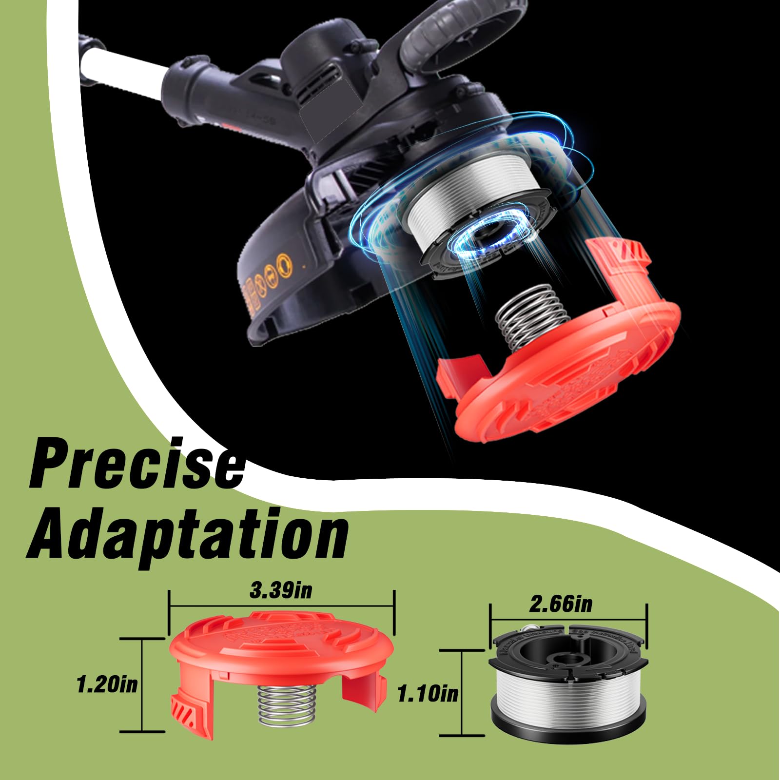 Chway RC-100P cap and spring ensure secure fit and quick maintenance.