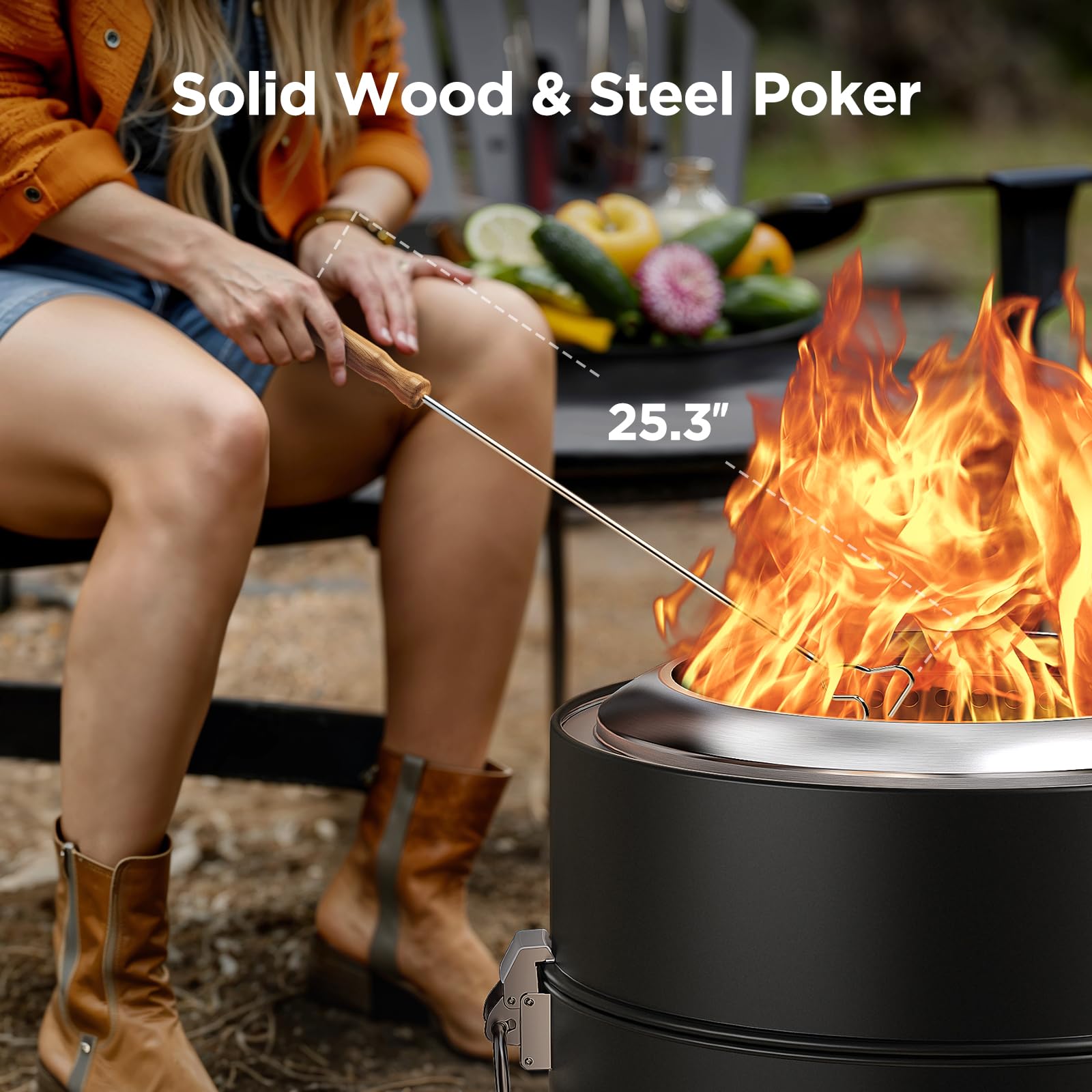 Ciays portable design ideal for camping and backyard use