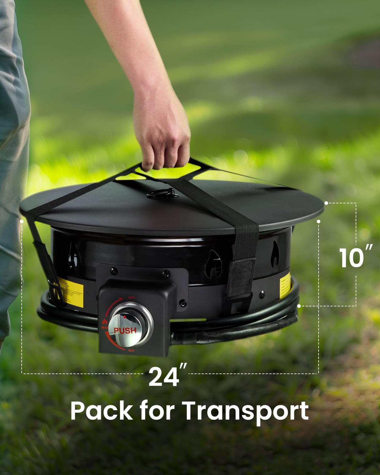 Ciays foldable legs make it compact for storage.
