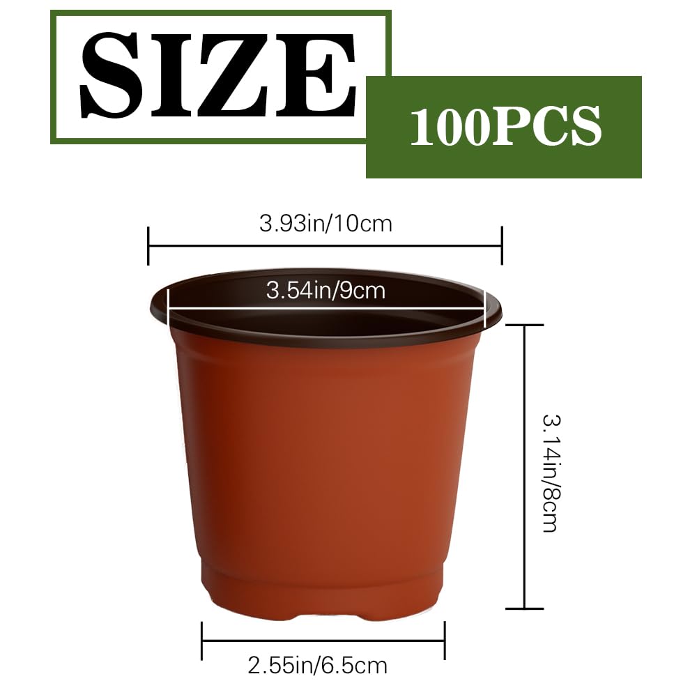 Cidenbio 100 labels for identification and growth tracking.