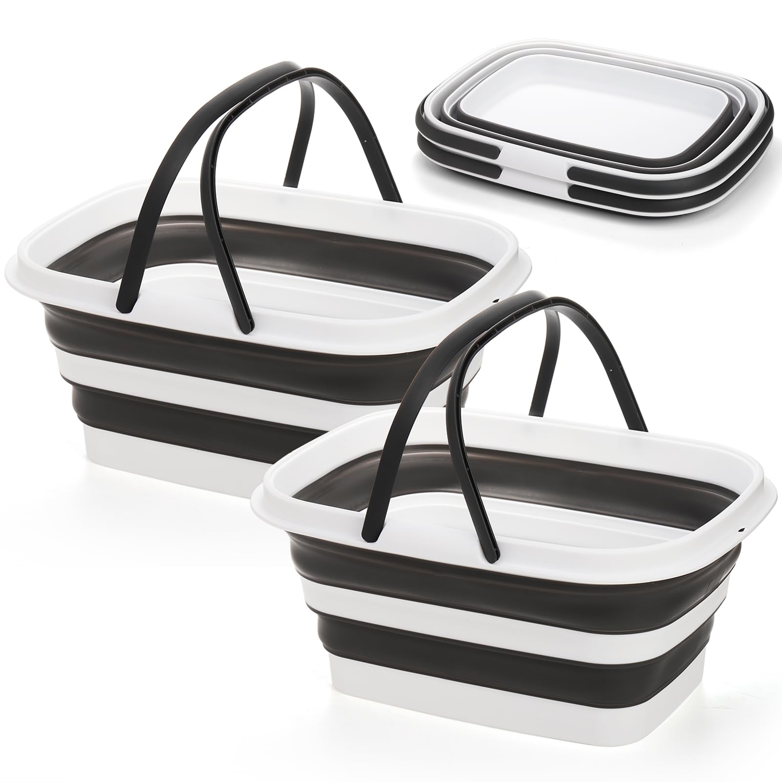 Cididu collapsible tub with handle shows 8.5L capacity for versatile outdoor use.