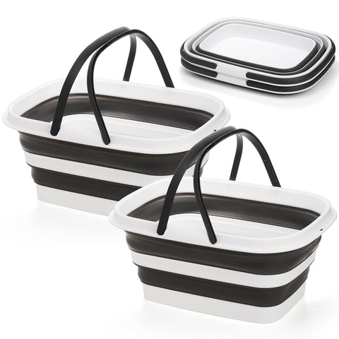 Cididu collapsible tub with handle shows 8.5L capacity for versatile outdoor use.