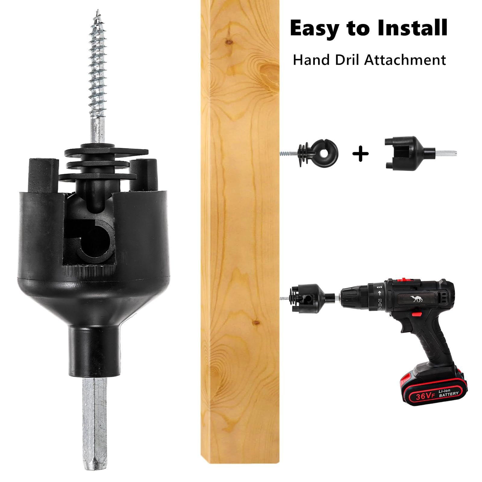 Cididu ring post insulator with notched design keeps wires secure