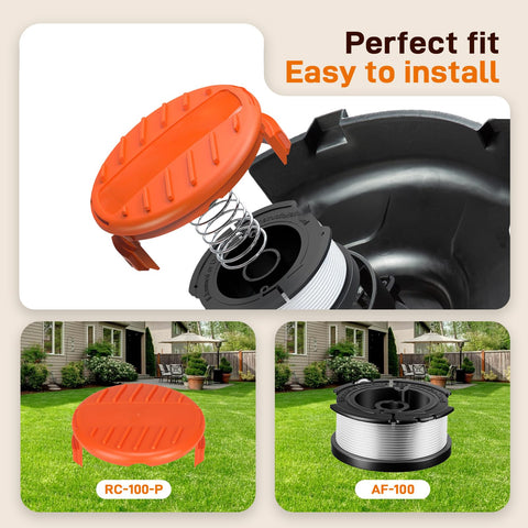 Cilivo AF-100 compatible with Black and Decker trimmers for broad compatibility.