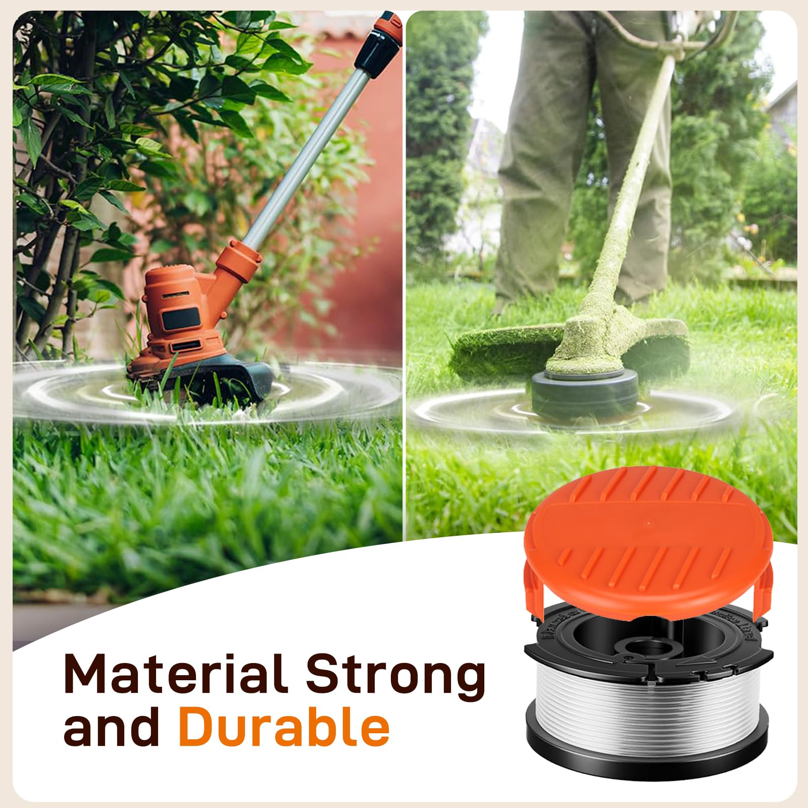 Cilivo AF-100 durable ABS spool and nylon line.