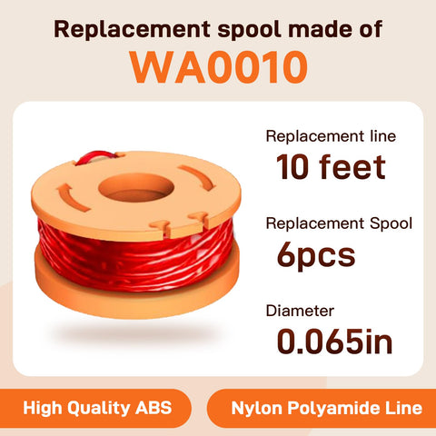 Cilivo WA6531 cap cover secures spools and keeps line tidy during use.