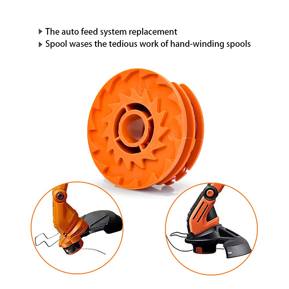 Durable ABS spool and nylon line designed for longer service life